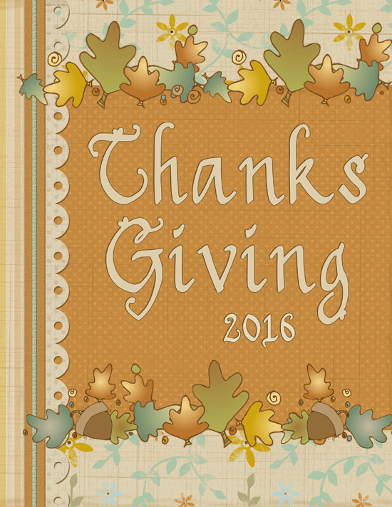 Bounty Full - Autumn Clip Art and Digital Crafting Download