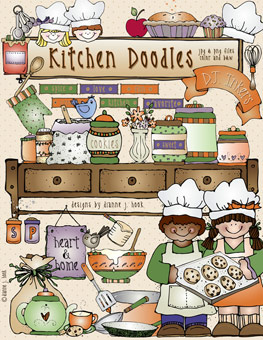 Kitchen Doodles Clip Art for Kids and Cooking Download