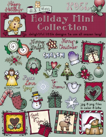 Holiday Mini Collection Clip Art Download