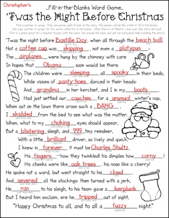 The Night Before Christmas Activity Download