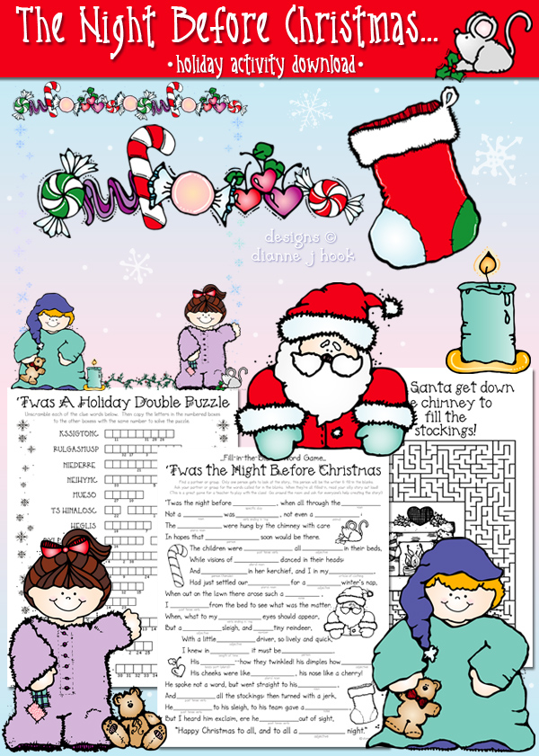 The Night Before Christmas Activity Download