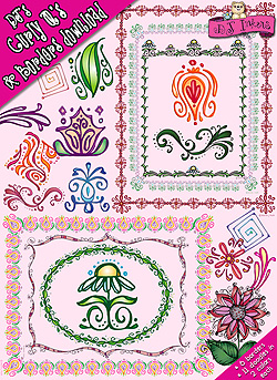 Curlicues and Swirly Borders Clip Art Download