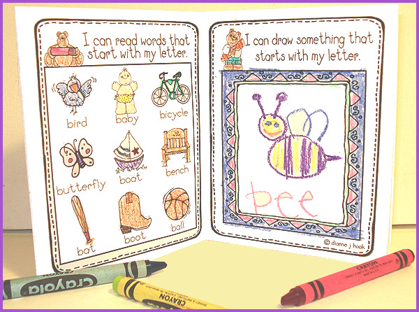 My Letter Books - Alphabet Learning Mini Workbooks