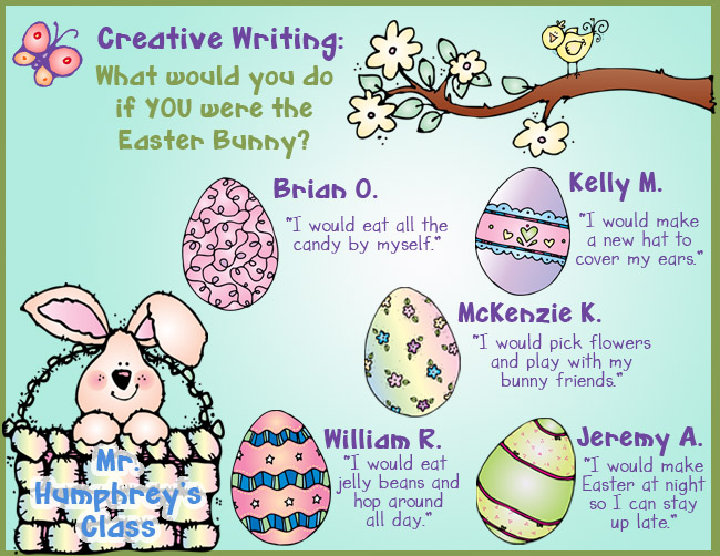 Creative Easter clip art for your classroom by DJ Inkers