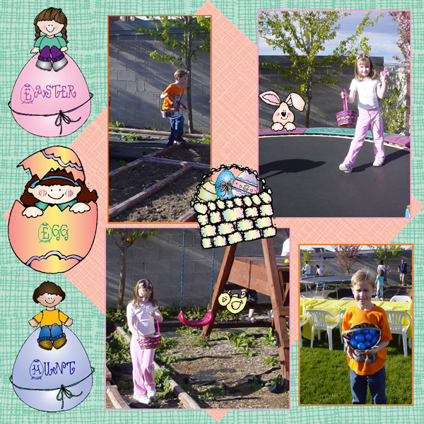 April Doodlers Clip Art for Spring & Easter Download