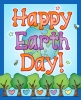 Happy Earth Day card and clip art by DJ Inkers