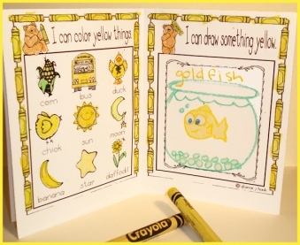 My Color Books Learning Printables