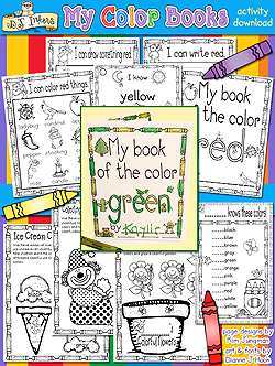 My Color Books Learning Printables