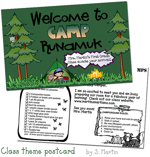 June Doodlers Clip Art for Summer Camp & Father's Day