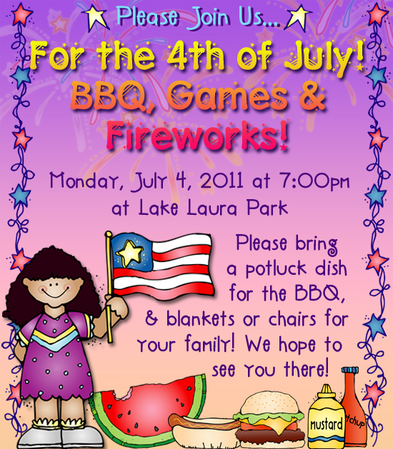 July Doodlers Summer Fun Clip Art