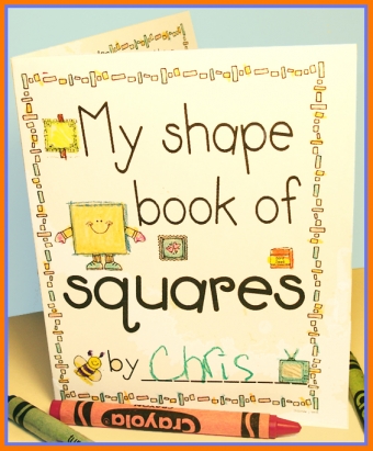 My Shape Books Learning Printables
