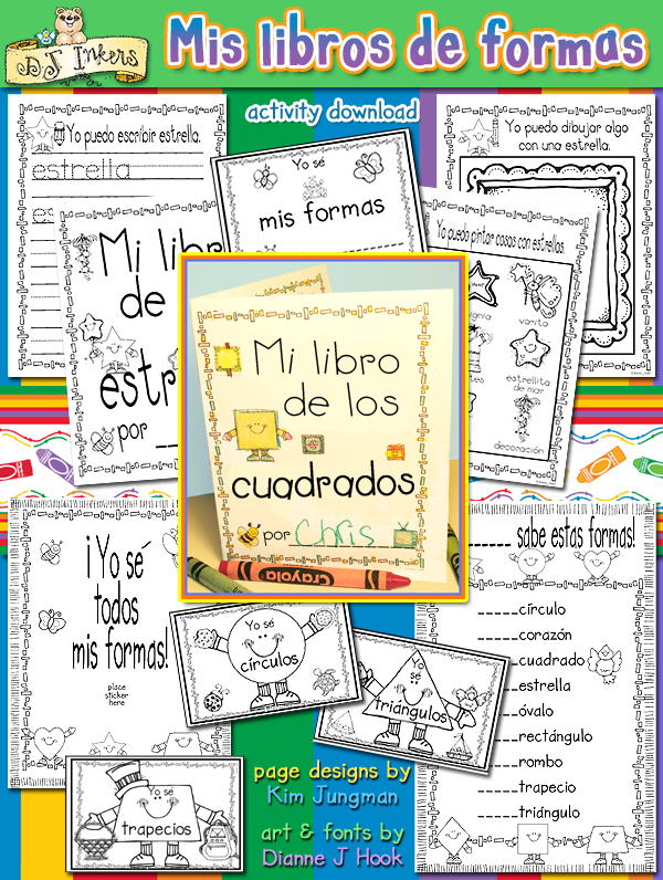 Mis Libros De Formas Learning Printables