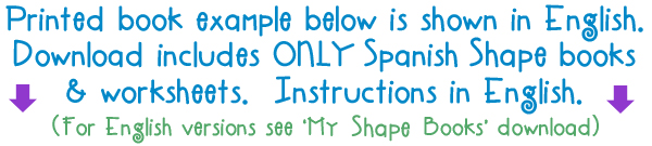 Mis Libros De Formas Learning Printables