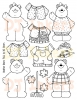 Weather Bears Fall Clip Art, Calendar & Seasonal Dress-Ups