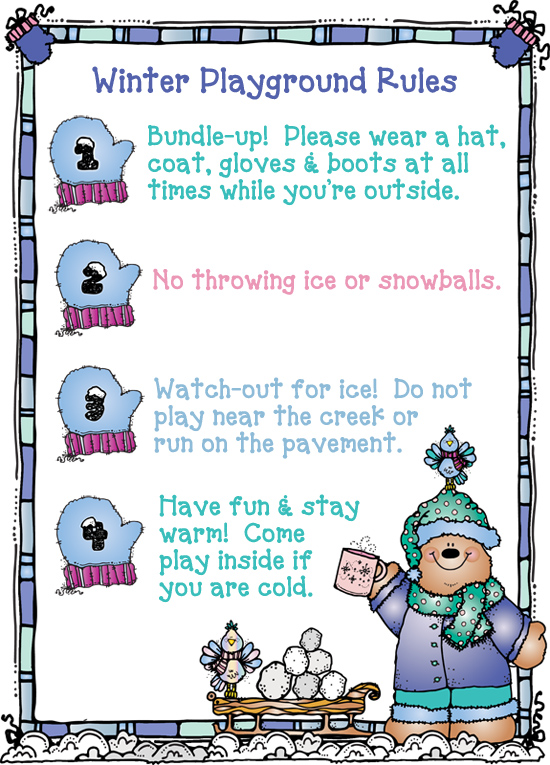 Weather Bears Winter Clip Art, Calendar & Seasonal Dress-Ups