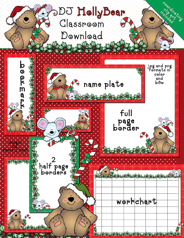 Holly Bear Classroom Kit Download