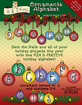 Ornaments Clip Art Alphabet Download