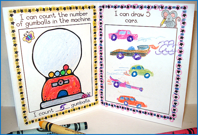 Mis Libros De Números Learning Printables