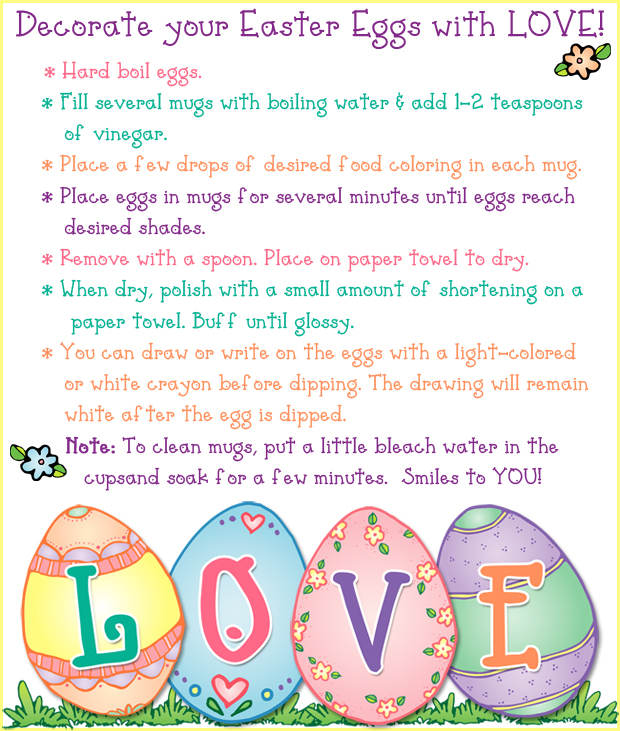 How to dye Easter eggs with love by DJ Inkers