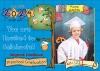 Graduation kids crayon clip art by DJ Inkers