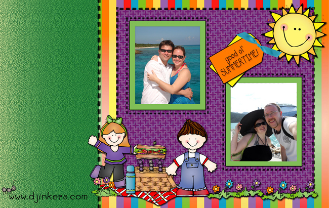 June Whimzee Playground Clip Art, Borders and Backgrounds