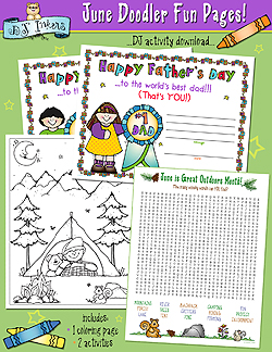 June Doodler Fun Pages Download