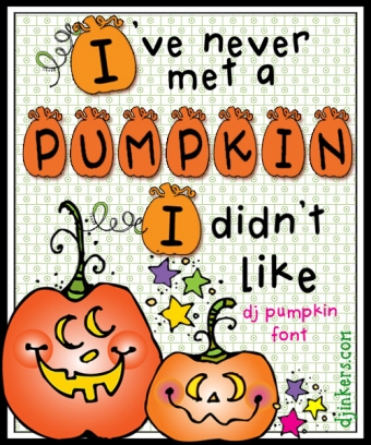 Never met a pumpkin I didn't like. DJ Inkers clip art