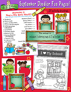 September Doodler Fun Pages Activity Download