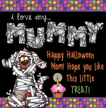 Mummy clip art and letters by DJ Inkers