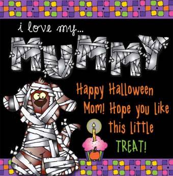 I love my Mummy clip art and letters by DJ Inkers