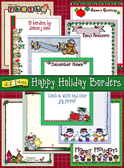 Happy Holiday Borders Clip Art Download