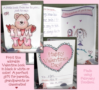 February Doodler Fun Pages Download