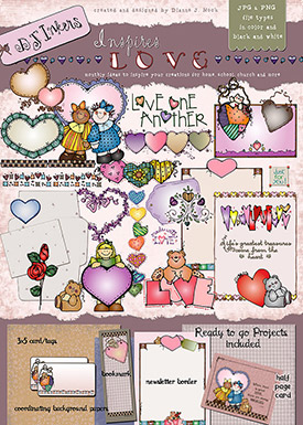 DJ Inspires Love - Clip Art & Printables Download