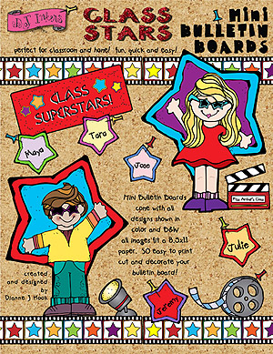 Class Stars Printable Bulletin Board