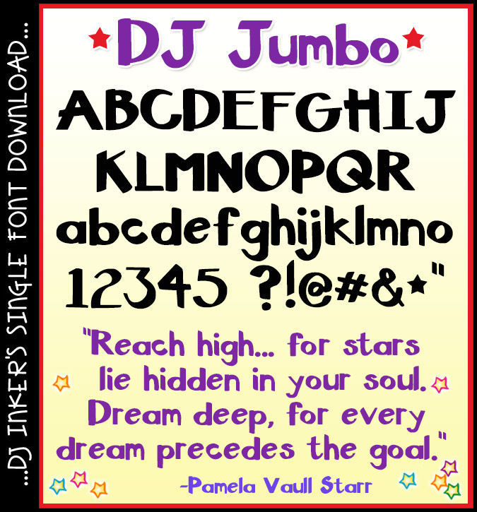 DJ Jumbo Font Download