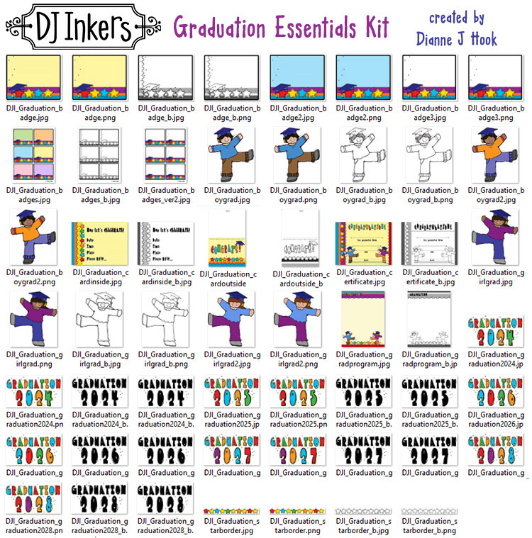 Graduation Essentials Kit - Printables for Teachers
