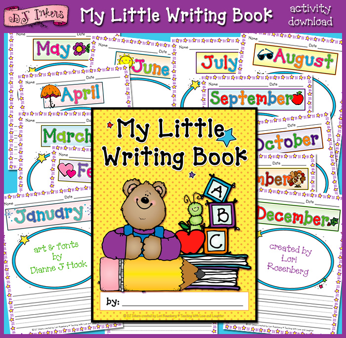 My Little Writing Book Activity Download