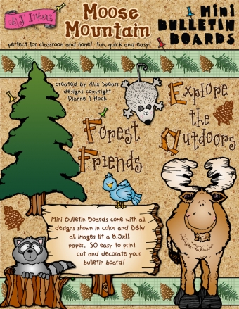 Moose Mountain Printable Bulletin Board