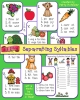 Printable Syllable sorting activity for teachers by DJ Inkers