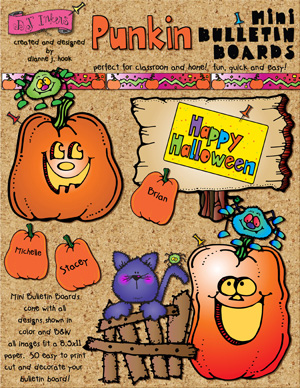 Punkin Printable Mini Bulletin Board Download