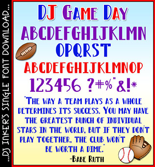 DJ Inker's Font-astic Fonts