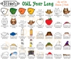 Owl Year Long Clip Art Download