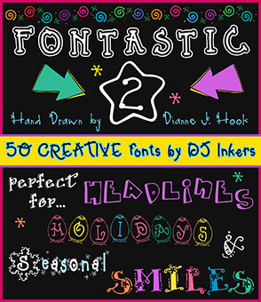 Font-astic 2 - DJ Inkers Font Collection Download