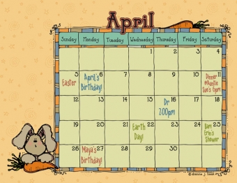 Delightful Days Calendars and Clip Art Download