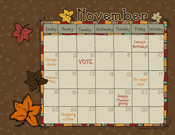 Delightful Days Calendars and Clip Art Download