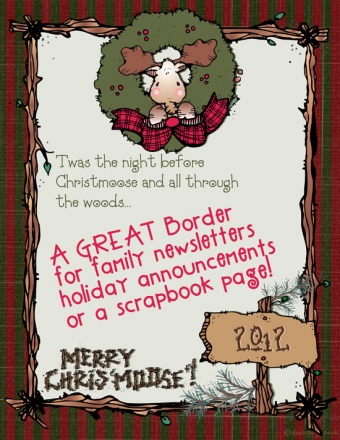 Merry Chris-Moose Clip Art Download