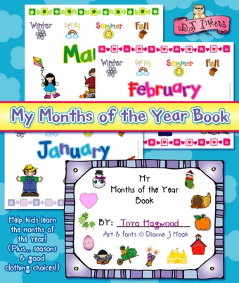 Months Of The Year - Learning Seasons Activity