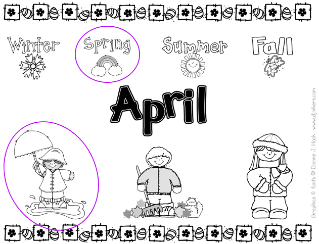 Months Of The Year - Learning Seasons Activity