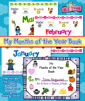 Months Of The Year - Learning Seasons Activity