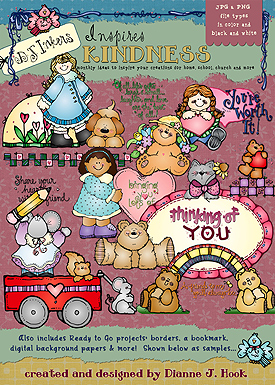 DJ Inspires Kindness - Clip Art & Printables Download